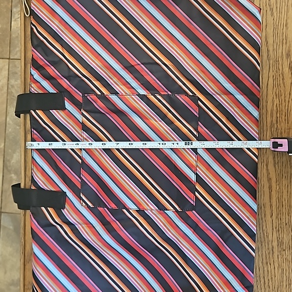 Dabney Lee Packable Travel Tote - Large capacity - black striped nylon - Picture 11 of 14